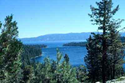 122.1 million-acre-foot Lake Tahoe is larger than any human-made reservoir in California.