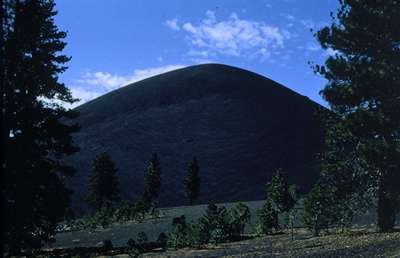 A cinder cone in Lassen Volcanic National Park