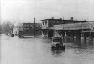 During the disastrous flood of West Point in 1919, the Chattahoochee crested at 10.5 feet above flood stage.