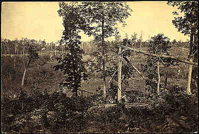 Battlefield at Resaca, 1865, by George Barnard.