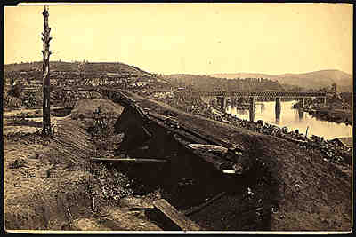 Etowah River Bridge, 1865, George Barnard.